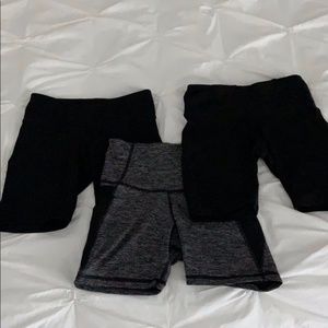 Old Navy biker shorts (3 pairs, size XS)
